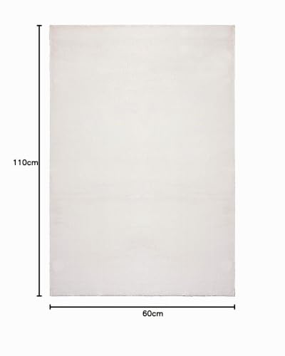 Miniatura 2 de Mia S Teppiche Olivia Alfombra, Poliéster, Crema, 60 X 110 Cm