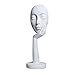 Produktbild Moderne Minimalistische Abstrakte Kunst Skulptur Deko, Denker Skulpturen und Figuren Modern Schreibtisch Dekoration, Weiß