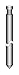 Meyco 18 inch Silver Aluminum Lawn Stake - HAL