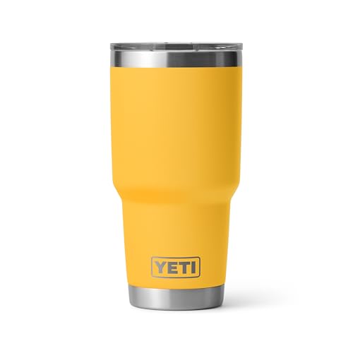 YETI Rambler 30 oz Tumbler, Stainless Steel, Vacuum Insulated with MagSlider Lid, Alpine Yellow