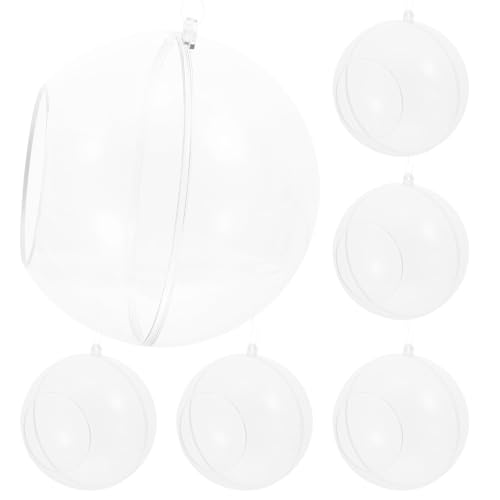 MOTHNUR 6 pezzi Portavasi Sfera Trasparente in Materiale Plastico per Piante Aria Supporto Decorativo Interno per Terrari e Succulente Elegante Design Appeso per Casa e Ufficio