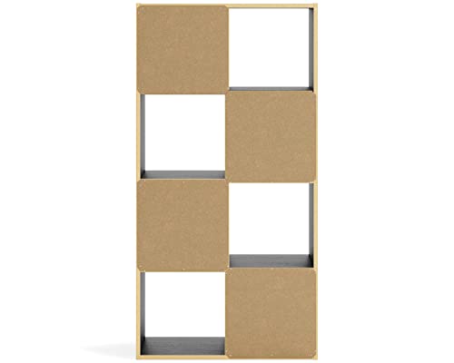 Signature Design by Ashley Langdrew Cube Storage Organizer, Eight‑Cube Matte Black Shelving for Closet Shelves and Storage Solutions, Engineered Wood, 23.74" x 47" by Signature Design by Ashley - Image 6
