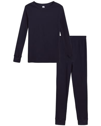 Image of ONLY BOYS' Thermal Underwear Set - 2 Piece Waffle Knit Top and Long Johns (2T-16)