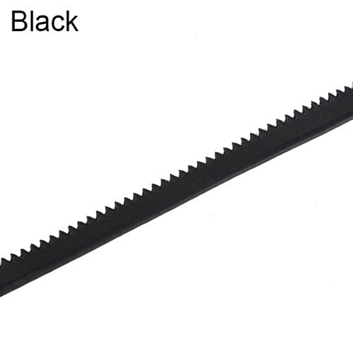 Pu Faux Leather Piping Trim Tape Edge Zig Zag Cut Pattern & Plain Trimming, 14Mm Deep. 7 Gorgeous Colours, Apparel Or Home Decoration Or Light Upholstery,Black,5 Meters #TOP2