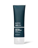 Natio Australia Men Plus Fresh Face Foam Cleanser 100ml -Foaming Face Wash for Men - Vitamin C, Sodium Hyaluronate & Witch Hazel - Made in Australia