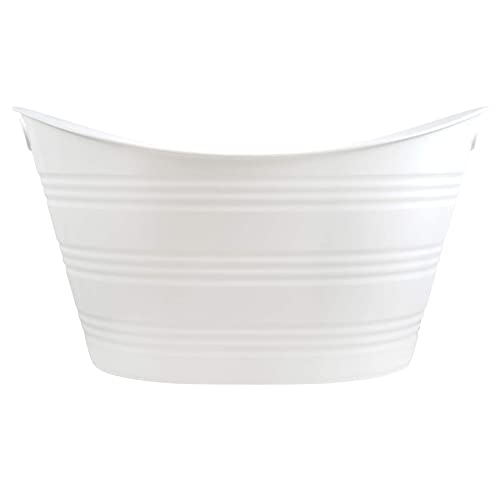 Large Plastic Ice Tub by Ashland – 20.8\" Beverage Cooler Bin for Parties, BBQs, Tailgates, Picnics & Outdoor Entertaining - Thumbnail 3