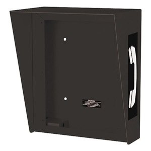 Gai-Tronics236-001BK - Model 236bk Stanchion Black For Flushmount Emergency Phone Wall Mounted Alum