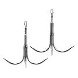 Solution pratique pour les voyages : ces ancres de bateau en acier inoxydable sont non seulement légères, mais aussi vendues par paires, ce qui les rend idéales pour les longs voyages ou les situations d’urgence. crochet marin, ancre multi-griffes en acier inoxydable