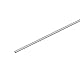 QUARKZMAN 304 Edelstahl Rohr 2,5mm Außendurchmesser Runde Nahtlose Edelstahlrohr 0,2mm Wandstärke Edelstahl Gerade Rundrohr 250mm Länge Silber Metallrohr für Industrie Heim Gartendekoration