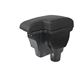Rallonge d'accoudoir de voiture Pour Kia pour Rio 4 Accoudoir Boîte de rangement automatique Pièces rénovation voiture pour pour X X-Line Détails intérieurs 2017-2021(Black Blackline)