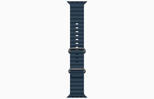 Apple Watch Ultra 2 [GPS + Cellular, 49MM] Titanium Case with Blue Ocean Band - One Size(Renewed) - Image 2