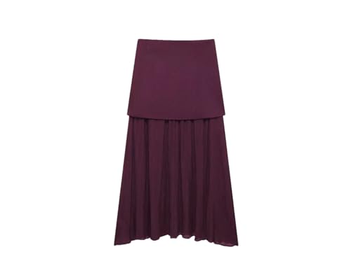 Ensemble jupe mi-longue tricot col en V pour vos vacances décontractées