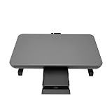 Uchwyt komputerowy z statywem w kształcie litery L, stabilną metalową podstawę, ergonomiczne, efektywne przechowywanie tabletów, laptopów i telefonów komórkowych, tylnym kablem,