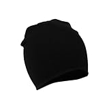 Century Star Cotton Baby Boys Girls Beanie Hat Soft Cute Infant Toddler Kids Beanie Cap Knit Newborn Hats Winter Hat 01Pc Classic Black 0-12 Months