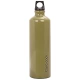 TusaMer Bottiglia per carburante da 750 ml, portatile, in lega di alluminio, per olio combustibile, a tenuta stagna, per campeggio, escursionismo, solo una piccola bombola di gas da campeggio