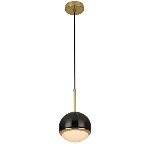 Rlewong Brass Chandeliers Black Nordic Light Luxury Restaurant Marble Chandelier Modern Simple Bedroom Bedside Lamp, #TOP1