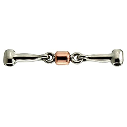 Coronet Interchangeable Jointed Copper Roller Mouth Gaited Horse Bit, 4 3/4-Inch