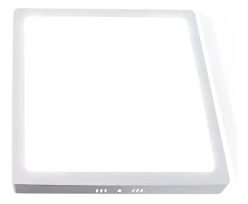 Kit 2 Painel Plafon Led 18w Quadrado Sobrepor Branco Frio