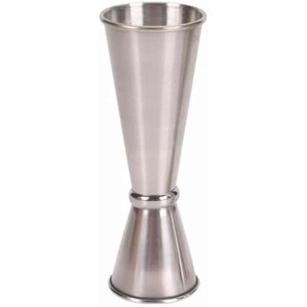 Kubek miarowy do koktajli ze stali nierdzewnej – 2 cl i 4 cl miarka barmańska – nalewak do alkoholu – kubek do miksowania – dozownik – akcesoria barowe – od HSYTEK