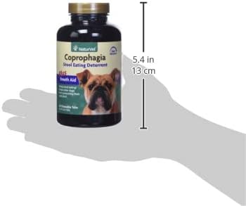 NaturVet Stool Eating Deterrent with Breath Aid for Dogs - 60 Count | Helps Deter Dogs from Eating Stool, Reduces Stool Odor & Supports Healthy Digestion, Chewable Tablets
