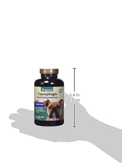 NaturVet Coprophagia Stool Eating Deterrent Plus Breath Aid for Dogs, 60 ct Time Release, ChewableTablets, Made in USA