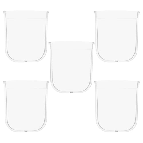 Juego de 5 vasos de condensación para olla de presión, piezas universales de plástico para recolección de agua y prevención de derrames para ollas eléctricas de presión miniatura 1