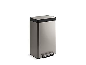 Kohler 20956-ST Küchen-Mülleimer mit 2 Fächern