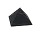 DOJA Barcelona | Schungit Pyramide 3cm | Schungit Stein Schutz | Schwarzer Edelstein Pyramiden Energie | Verwendungen der Shungit Kristall Pyramide: Chakra Steine Heilungspyramide