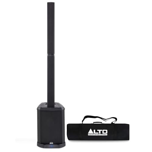 ALTO TS112C Sistema de Altavoz de PA con Array de Columna Amplificado y Portátil de 1200 W con Mezclador Digital de 5 Canales, Bluetooth y Control por App para músicos, DJs, Bandas, Eventos o Recintos