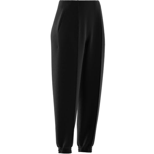 adidas Women's Aeroready Training Essentials Minimal Branding Woven Pants, Black/White, Large by adidas - Used condition - Image 7