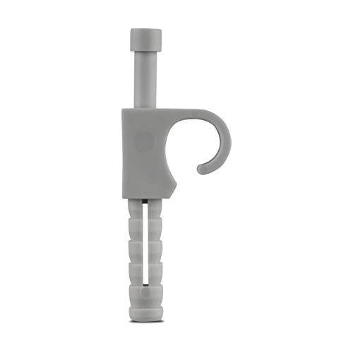 REV Kabelschellen, 25 Stück Dübelschellen -Kabelschellen, 9-12mm, grau