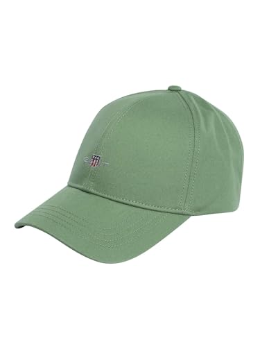 GANT High Shield Cotton Twill Cap Gorra de béisbol, Kalamata Green, Talla única Unisex Adulto