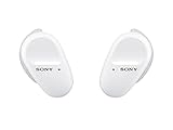 Sony WFSP800N - Auriculares True Wireless (Cancelación de ruido, Bluetooth, Extra Bass, hasta 18 h de batería, resistente al agua y polvo IP55, óptimo para deporte y trabajar con manos libres) blanco