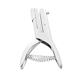 PLAFOPE Punzonatrice Mano Foro Singolo Resistente per PVC Badge e Carte d IdentitĂ Attrezzo Durevole e Portatile per Ufficio e Artigianato Bucatrice Rapida e Multifunzionale