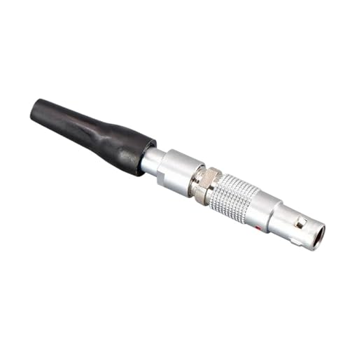 Connecteur de câble rond 3 broches en métal 00B d'une précision acoustique