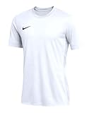 NIKE FZ9327-100 M NK DF STRKE IV JSY SS Sweatshirt Hombre White/Pure Platinum/White/Black Tamaño L