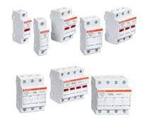 Mersen USM3I UltraSafe Indicating Midget Fuse Holder, 3 Ampere, 3 Pole
