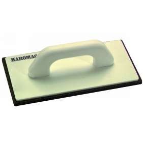 HAROMAC Filzreibebrett 280×140 mm mit Filzbelag | Glätten & Reinigen von Gips-, Kalk- & Zementputz – Für feines Finish auf frischem Putz & Estrich – Kunststoffgriff – Made in Germany HAROMAC Filzreibebrett 280×140 mm mit Filzbelag | Glätten & Reinigen von Gips-, Kalk- & Zementputz – Für feines Finish auf frischem Putz & Estrich – Kunststoffgriff – Made in Germany