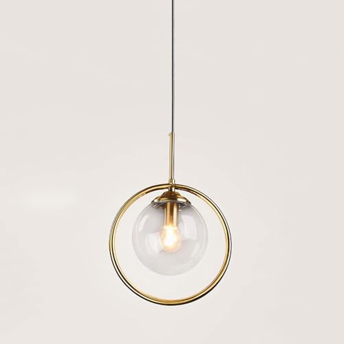Plafon Lampe pendente E14 pour apaiser votre chambre avec un éclairage en verre doux
