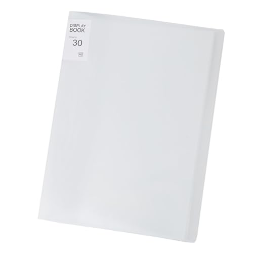 Image of A3 Diamond Pictures Storage Book for Diamond Pictures Kits 30 Pages Diamond Beads Art Painting Portfolio Presentation Storage Book Folder Clear Pockets White