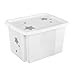 Produktbild keeeper Stars Aufbewahrungsbox mit Deckel, Dreh- und stapelbar, Für Kinder, 30 l, Karolina, Nordic White