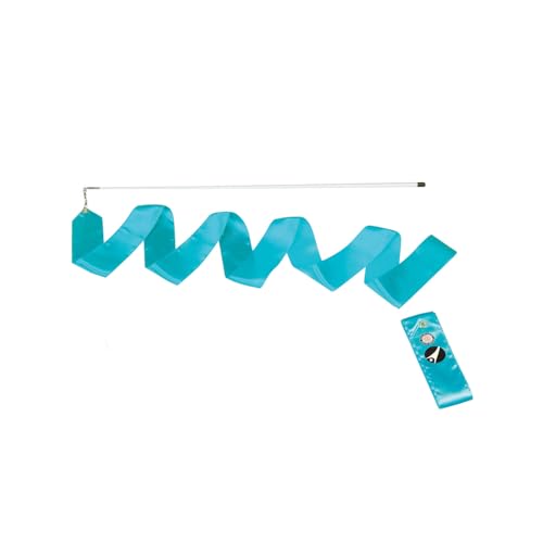 Sport-Thieme Gymnastikband mit Stab RSG | DTB- und Internationale Standard | Satinband, Fiberglas-Stab, Drehwirbel | 5 cm Bandbreite, 56 cm Stablänge