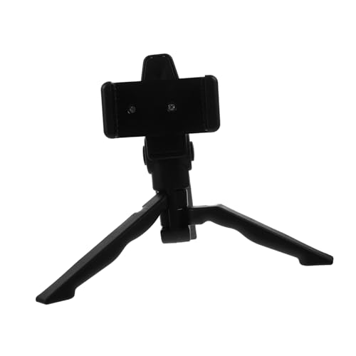 Yardenfun 1Set Cell Phone Tripod Stand Tripod Holder for Smartphone Tablet Shockproof Design Compact Portable for Video Streaming Webcasts and Mobile Photography Compatible