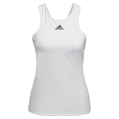 Débardeur de tennis blanc femme grand confort taille L en promo