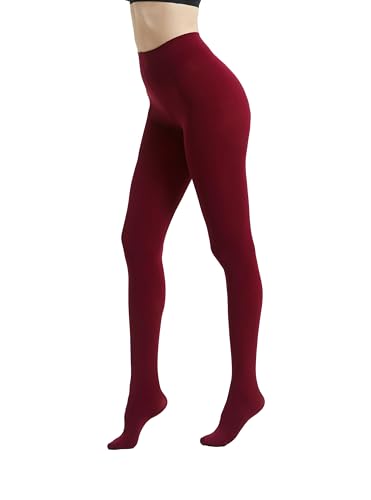 Image of 80D Semi Opaque Tights for Women Stretchable High Waist Womens Stockings Soft Pantyhose with 20+ Colors