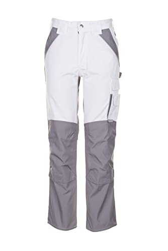 Planam 2513102 Plaline Bundhose, Reinweiß/Zink, Größe 102
