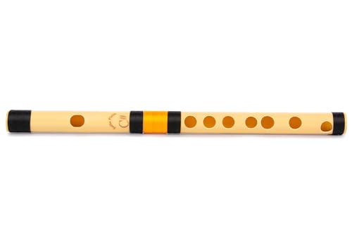 Radhe Flutes | C �V���[�v �E�����p �n�C�A�[�o���X�� | �u���b�N&�I�����W| �^���v���Ń`���[�j���O A=440Hz | ���b�v�v���[�g�Ȃ� | PVC�t���[�g + �q���f�B�[��&�p��t���[�g���b�X��