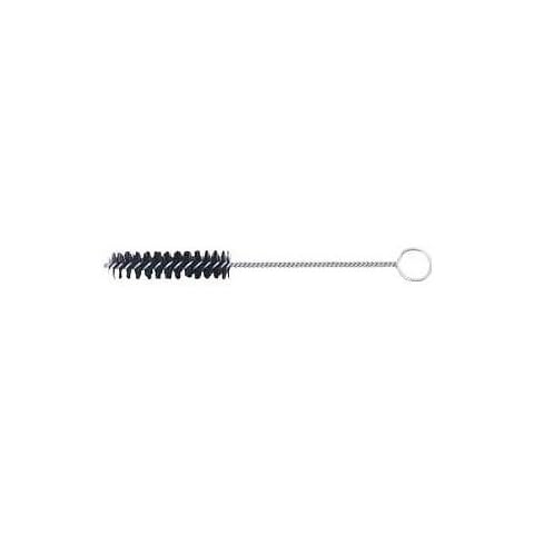 Beverage Factory 905W Nylon Beer Faucet Brush - 3/4" x 8-1/2",White and Silver Cover
