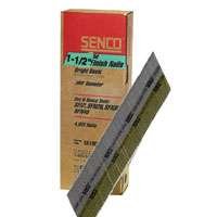 Senco 34 deg. 15 Ga. Smooth Shank Angled Strip Finish Nails 1-1/2 in. L x 0.07 in. Dia. 4000 pk