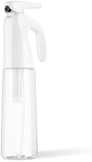 300ml Handheld Water Spray Bottle, Continuous Fine Mist Empty Spray Bottle, Misting Spray Bottle Fine Mist Sprayer for Curly Hair Plants Cleaning Barber Face Hairdressing Ironing